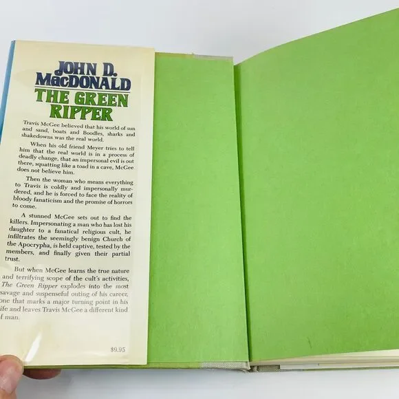The Green Ripper John D. MacDonald 1979 First Edition Hardcover Travis McGee - Picture 7 of 11